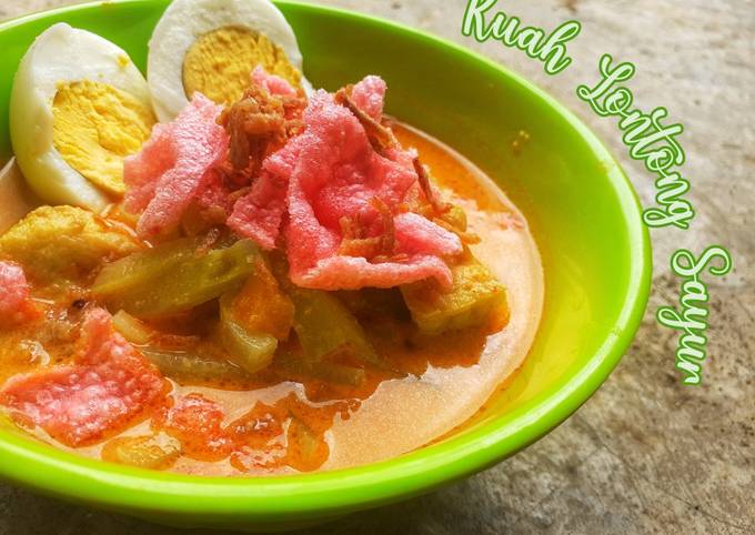 Resep Kuah Lontong Sayur Labu Siam Oleh Mama Rara Cookpad