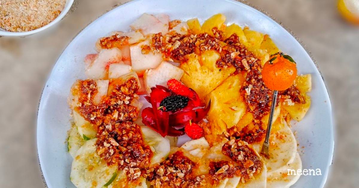 Resep Rujak Buah Ala Singkawang Oleh Mena Andriana Cookpad