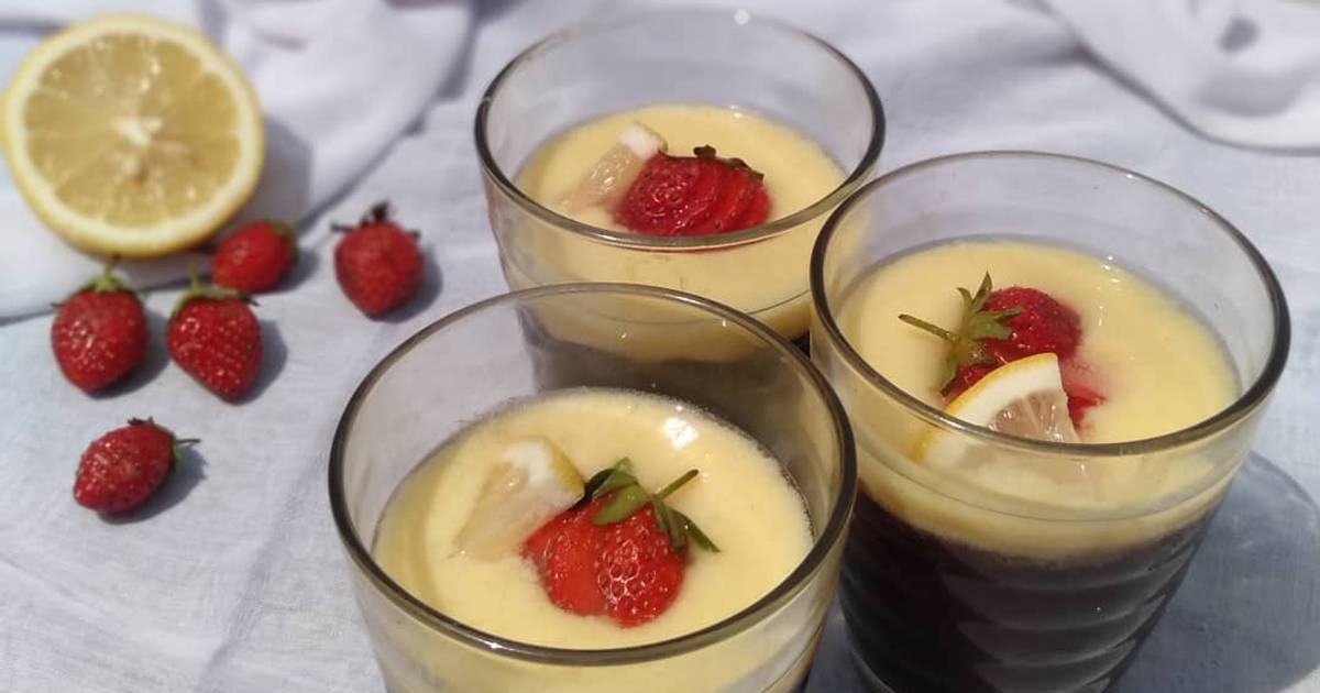 Resep Puding Maizena Lemon Enak Dan Mudah Cookpad