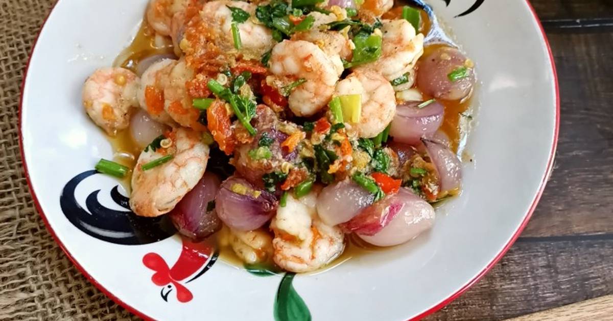 Resep Tumis Udang Bawang Merah Oleh Lina Kwee Cookpad