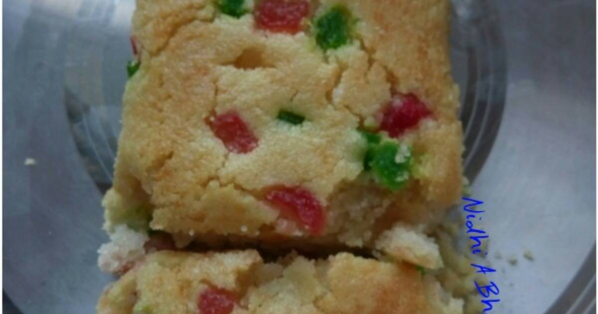 Suji Tutti Frutti Cake Recipe By Nidhi Ashwani Bhargava Cookpad