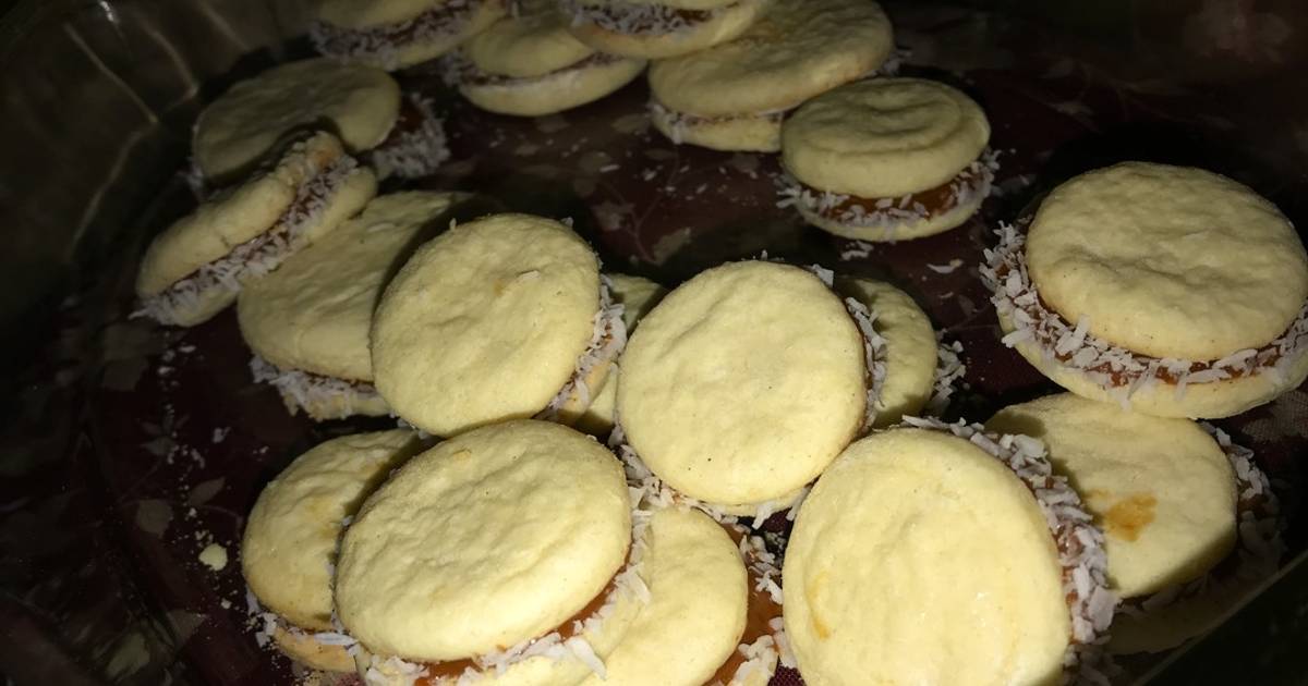 Alfajores De Maicena Facil Sin Manteca Recetas Caseras Cookpad