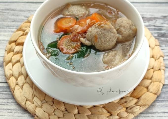 Resep Sup Bakso Sawi Oleh Laila Huang Cookpad