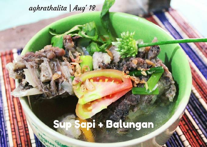 Resep Sup Sapi Balungan Oleh Agnita Cookpad