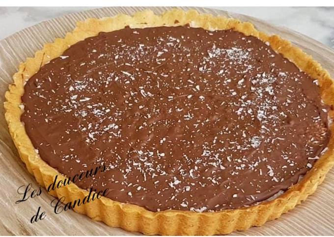 Tarte Choco Coco Fa On Bounty De Les Douceurs De Candice Cookpad