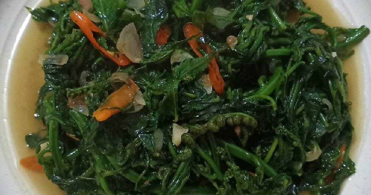 Resep Tumis Sayur Pakis Oleh Maya Utami Cookpad