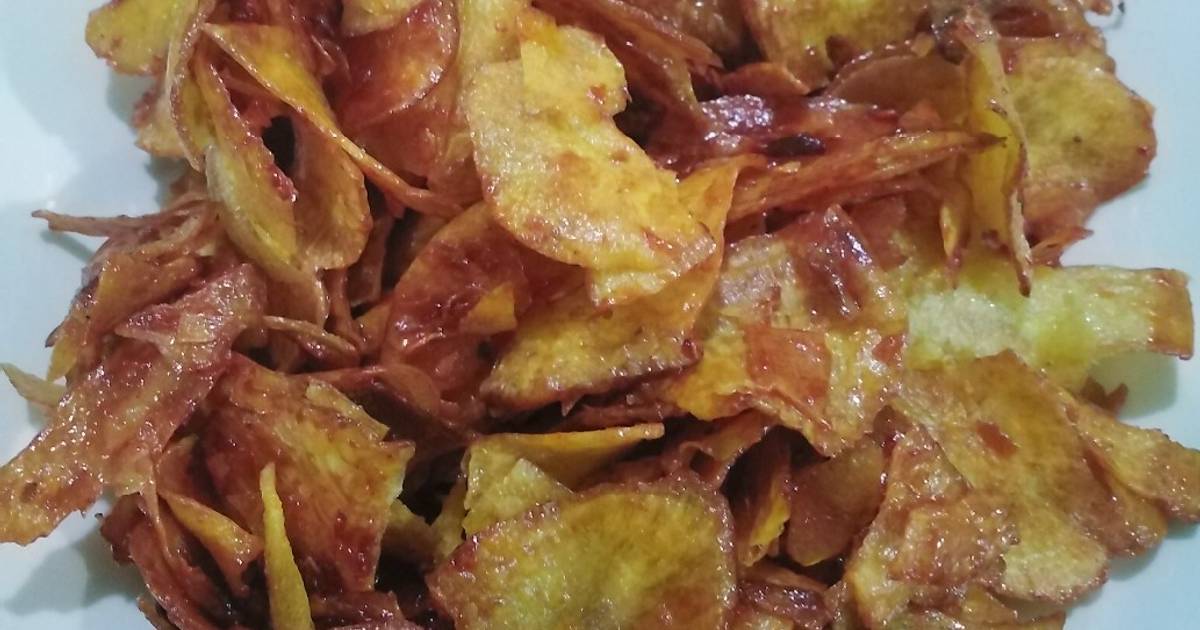 106 Resep Keripik Singkong Pedas Gula Merah Enak Dan Sederhana Ala