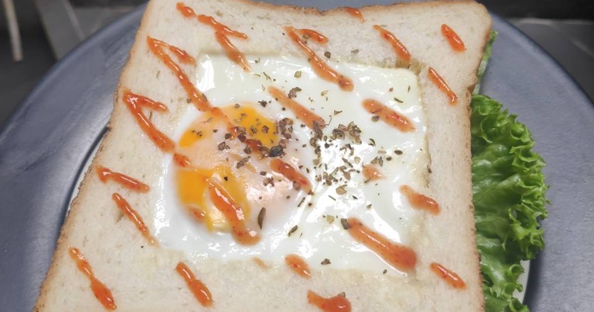 Resep Roti Bakar Kornet Telur Simpel Breakfast Oleh Rizka Cookpad