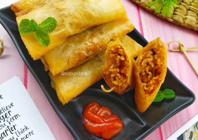 Resep Lumpia Spaghetti Oleh Bunda Ela Cookpad