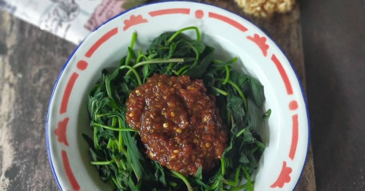 Resep Brambang Asem Daun Ubi Oleh Bunda Ei Cookpad