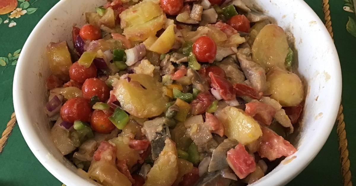 Salade De Pommes De Terre Aux Harengs L Gumes Et C Pres De Mila Skull