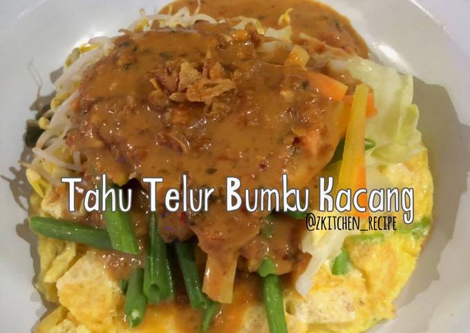 Resep Tahu Telur Bumbu Kacang Oleh Z Kitchen Cookpad