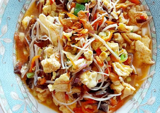 Resep Tumis Telur Jamur Enoki Oleh Yuyun Manis Cookpad