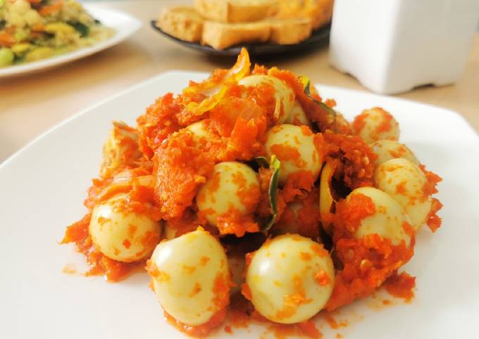 Resep Telur Puyuh Balado Oleh Yuliyanti Zaenal Cookpad