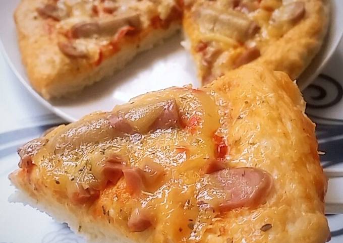 Resep Pizza Nasi Teflon Oleh Rini Damayanti Aqeesha S Kitchen Cookpad