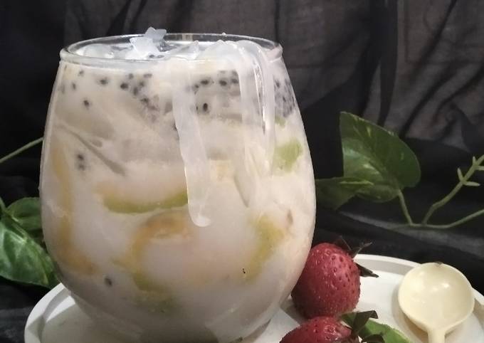 Resep Es Yogurt Alpukat Nata Decoco Oleh Ati Dewanthi Cookpad