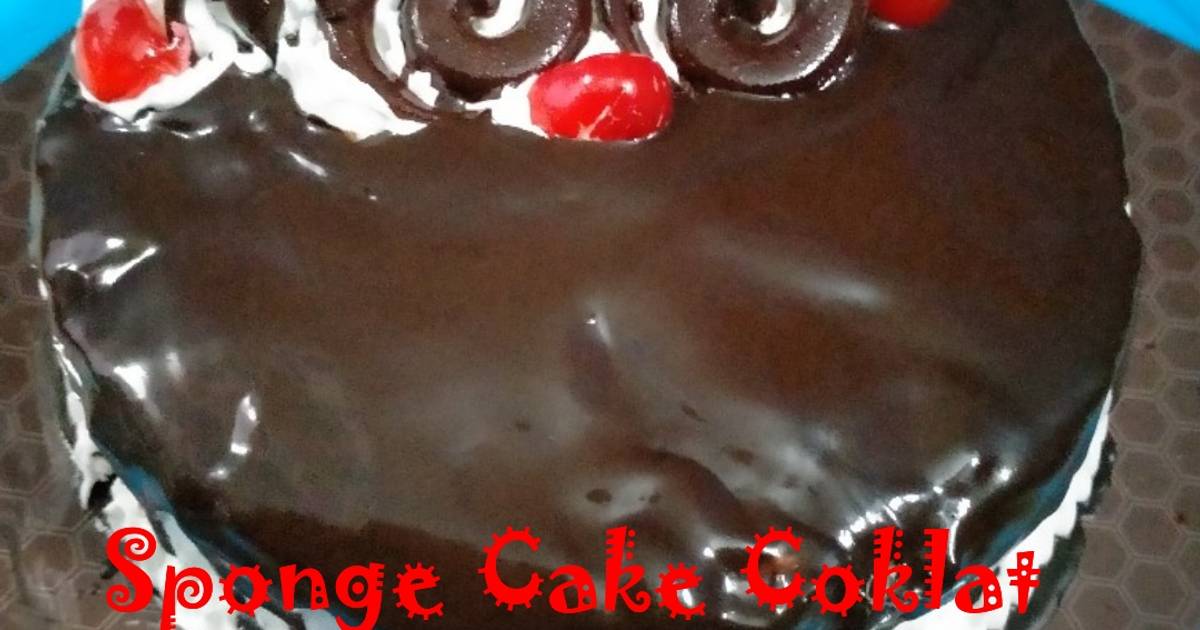 Resep Sponge Cake Coklat Lembut Irit Telur Oleh Kurniasari Cookpad