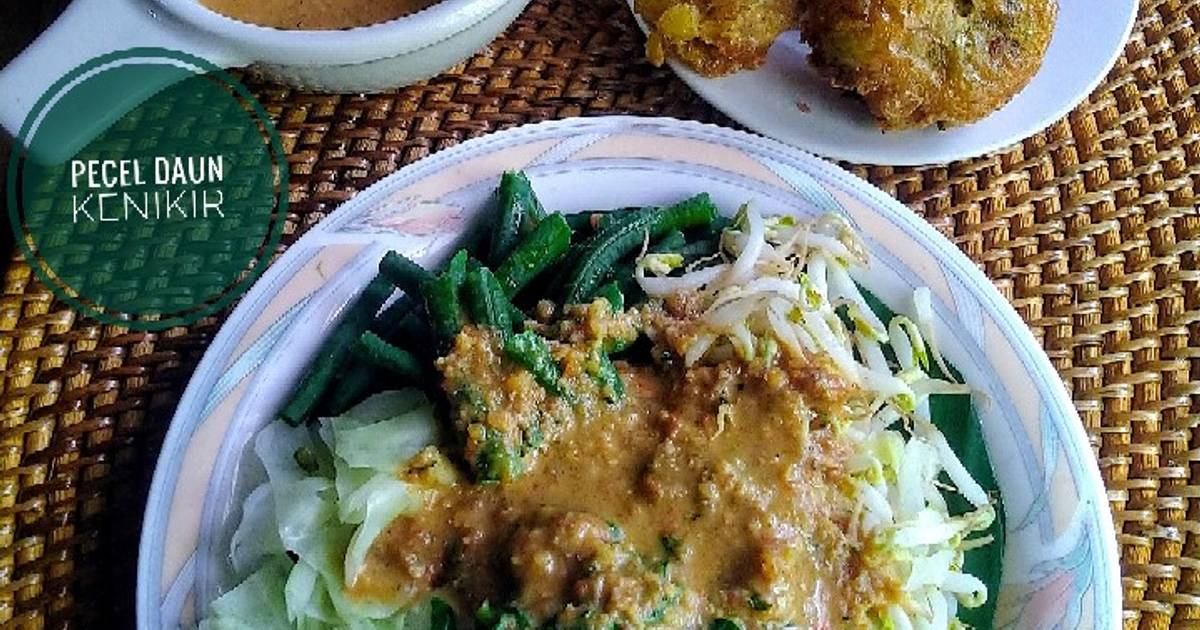 Resep Pecel Daun Kenikir Oleh Ninik Kitchen Cookpad