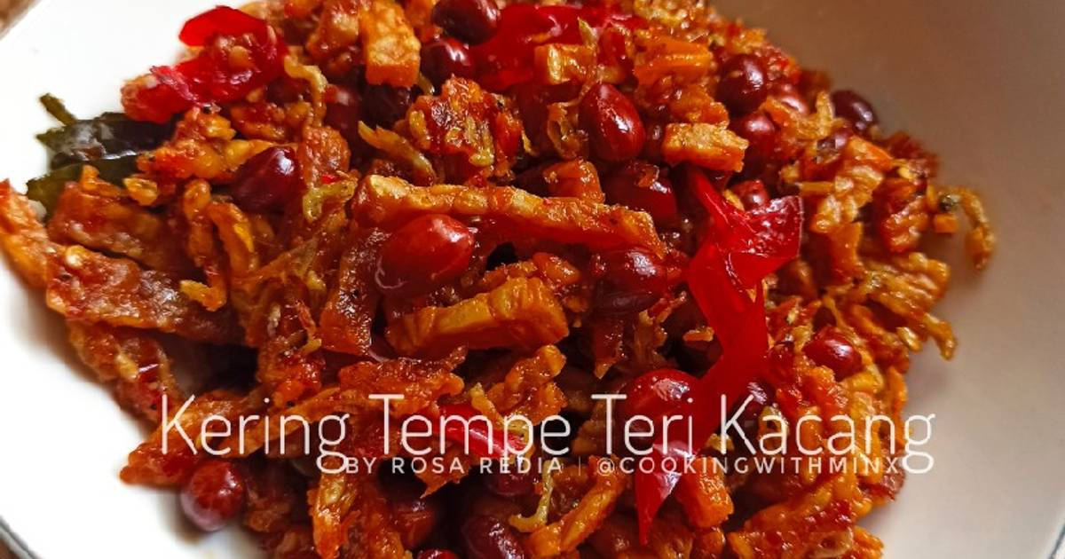 Resep Kering Tempe Teri Kacang Oleh Rosa Redia Cookpad