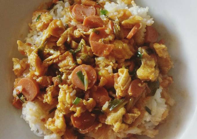 Resep Nasi Gila Udang Sosis Telur Yummy Oleh Winny Permatasari Cookpad