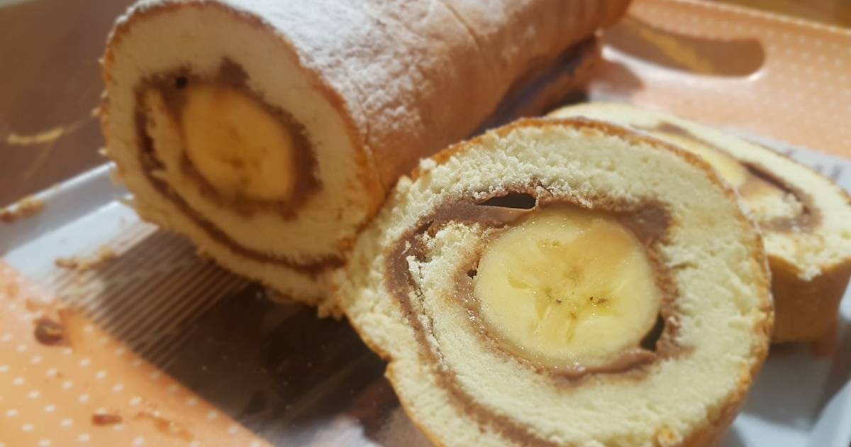 Рулет С Бананом Рецепт