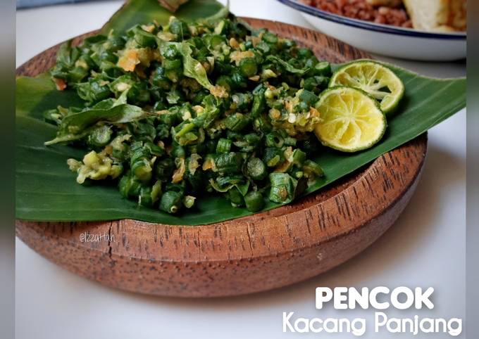 Resep Pencok Kacang Panjang Oleh IzzaHan Cookpad