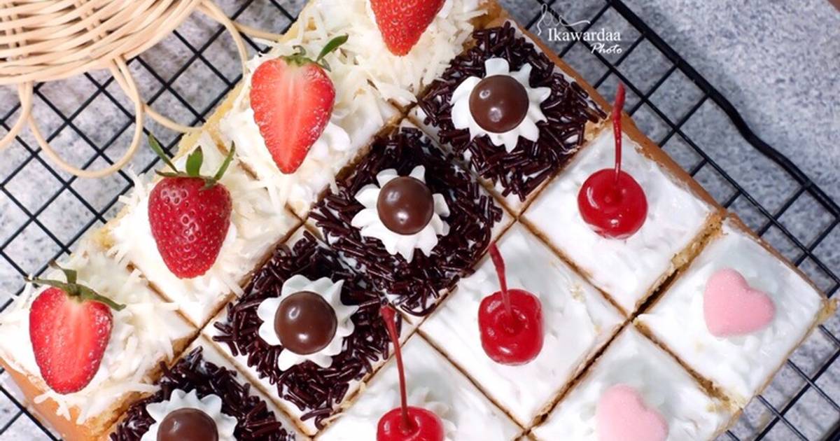 Resep Cake Potong Oleh Ika Wardani Cookpad