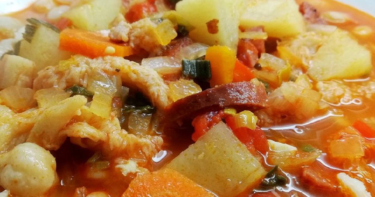 Guiso De Mondongo Con Garbanzo Y Poroto Recetas Caseras Cookpad