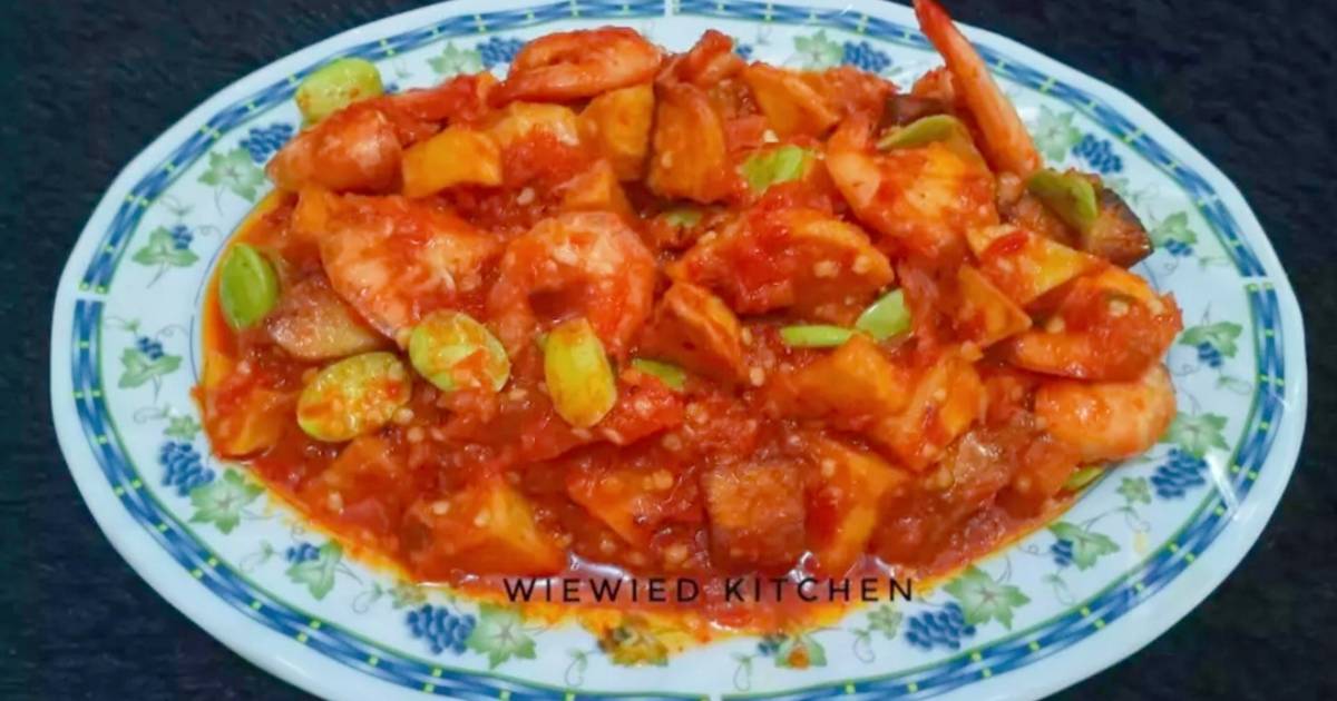 Resep Balado Udang Kentang Pete Versi Bumbu Rebus Oleh Wiewied Kitchen