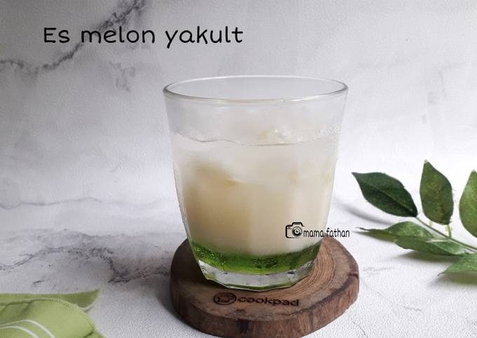 Resep Es Melon Yakult Oleh Mama Fathan Cookpad