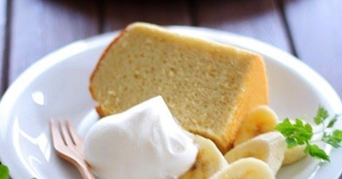 Banana Chiffon Cake Recipe By Cookpad Japan Cookpad