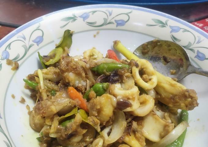 Resipi Sotong Masak Halia Ala Thai Oleh Nora Hj Talib Cookpad