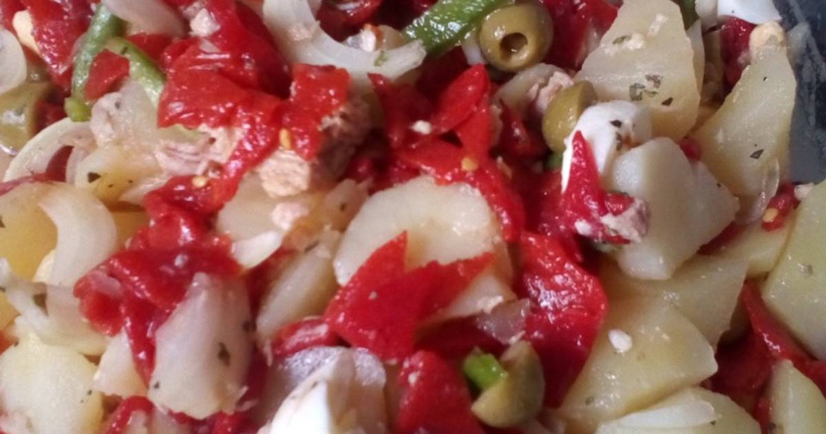 Ensalada Campera De Pimientos Del Piquillo Receta De Guadalupe Olivares