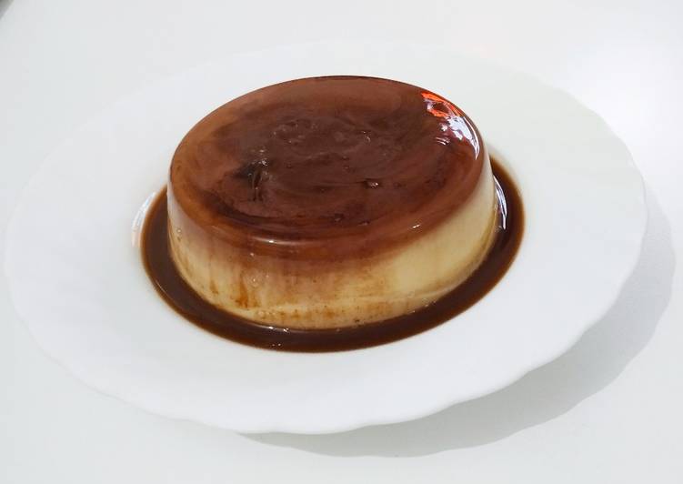 Flan proteico microondas sin azúcar Receta de Francho Cookpad