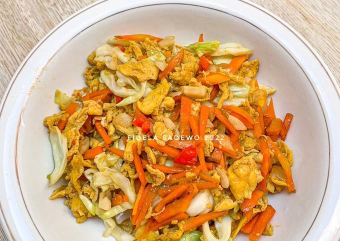 Resep Orak Arik Kol Wortel Oleh Fidela Sadewo Cookpad