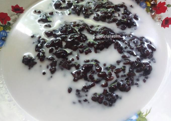 Resep Bubur Ketan Hitam Manis Gurih Dan Lezat Oleh Nurlailatil