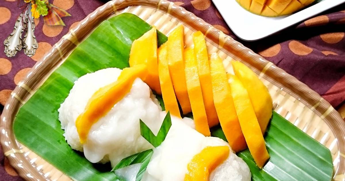 Resep Ketan Mangga Mango Sticky Rice Oleh Cieda Madania Cookpad