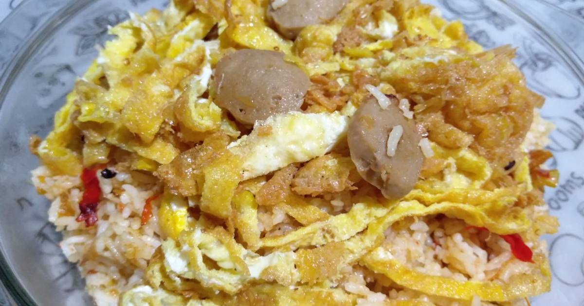 Resep Nasi Goreng Baso Oleh Vivin Sugiana Lovis Cake Cookpad