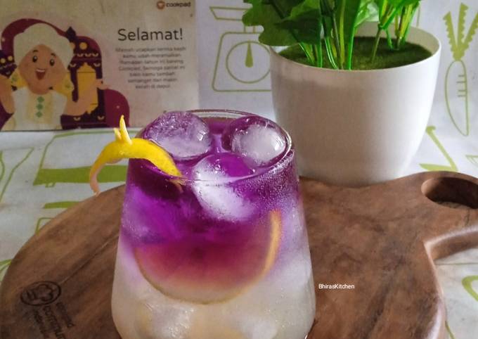 Resep Butterfly Pea Lemonade Oleh Rika Erviana Cookpad