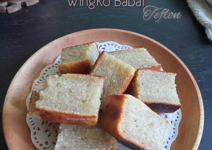 Resep Wingko Babat Teflon Oleh Dina Yuandha Cookpad