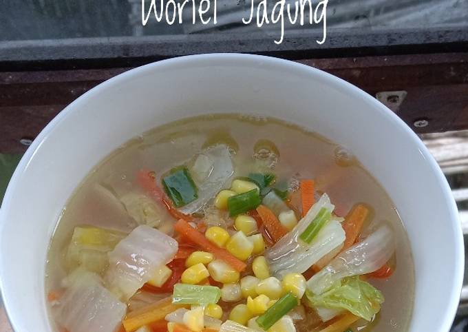 Resep Sup Sawi Putih Wortel Jagung Oleh Rizka Emellia Cookpad