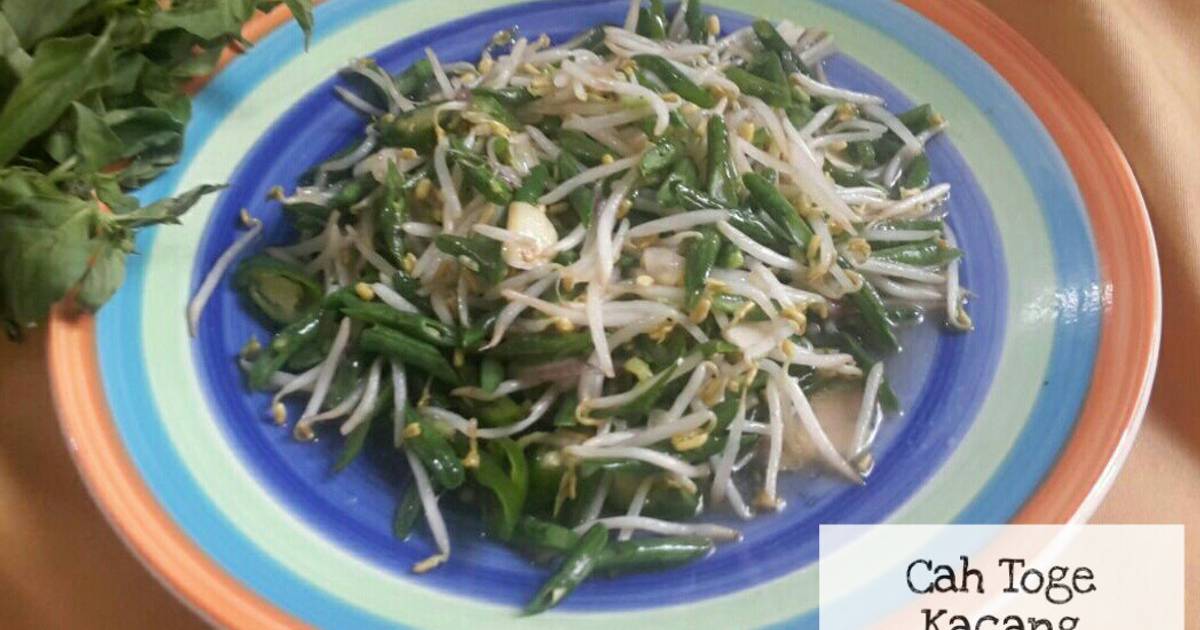 Resep Cah Toge Kacang Panjang Oleh Wulandari Yulia Puspita Cookpad