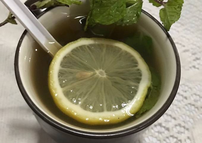 Resep Lemon Tea Daun Mint Oleh Shafira Cookpad