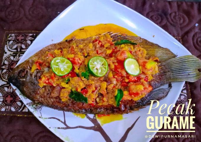 Resep Pecak Gurame Oleh Dewi Purnamasari Cookpad