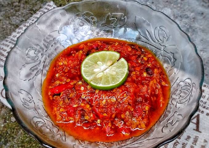 Resep Sambel Tomat Rawit Mercon Oleh Tata Manyund Cookpad