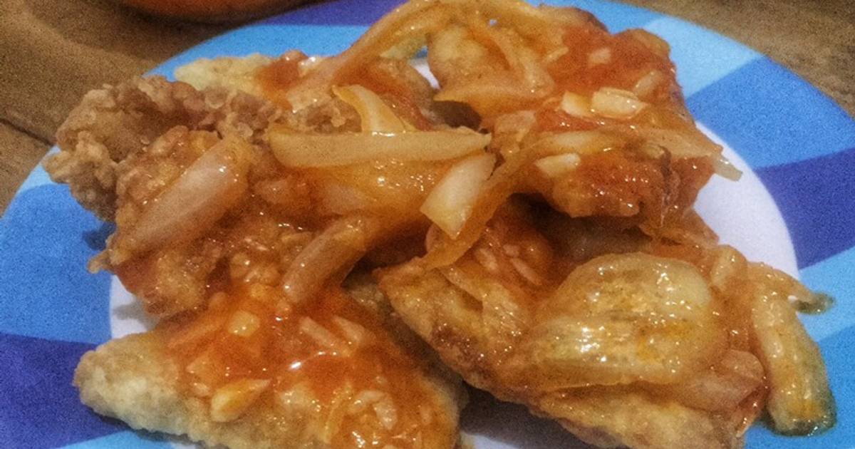 Resep Tuna Crispy Saus Asam Manis Oleh Windri Aries IG Windriwien