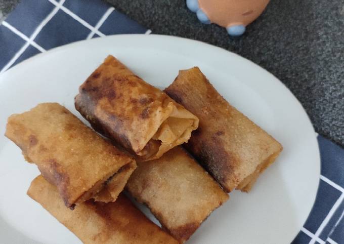 Resep Lumpia Pisang Coklat Oleh Elvy Cookpad