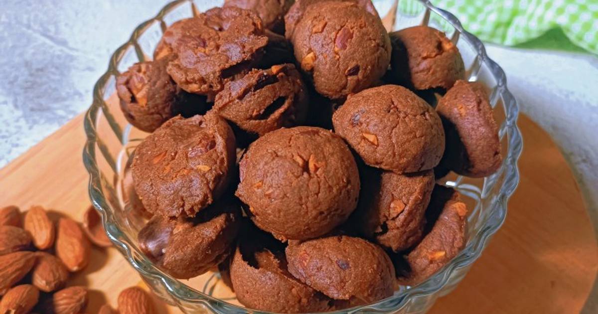 Resep Almond Choco Cookies Oleh Dapur Mang Ariss Cookpad