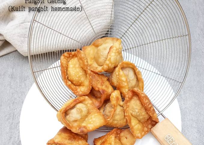 Resep Pangsit Goreng Kulit Pangsit Homemade Oleh Erlina Cookpad