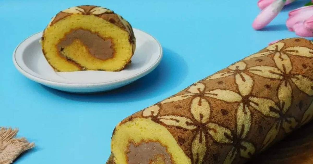 Resep Batik Roll Cake Oleh Desmawati Kuretangin Cookpad